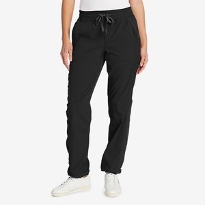 Eddie Bauer Women's Sonoma Breeze Pants Black Nylon L